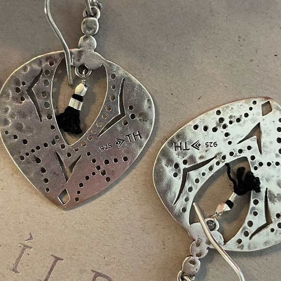 Silpada Sterling Silver Tassel Fringe with Swarovski Crystals Earrings W3382 - Picture 10 of 15